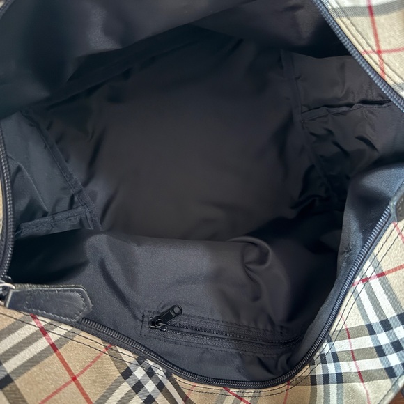 Burberry tote bag nova check blue label nylon - Picture 6 of 11